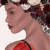 My project for course: Illustrated Portraits with Procreate. Traditional illustration, Vector Illustration, Digital Illustration, and Portrait Drawing project by Vasiliki Lamprou - 02.02.2024