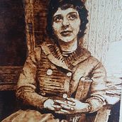 Pyrography project - Portrait. Arts, Crafts, Drawing, Portrait Drawing, Woodworking, and Creativit project by Jan Harvey - 02.04.2024