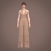 Mi proyecto del curso: Introducción al diseño de moda 3D con CLO. Animation, Video, Fashion Design, 3D Design, Digital Design, Patternmaking, and Dressmaking project by aneli.isquierdo - 02.02.2024