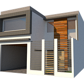 Diseño de casa - CASA LERZ. Een project van  Ontwerp y Architectuur van Andrés Lechuga - 01.06.2016