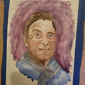 My project for course: Watercolor Portraits: Capture a Model's Personality. Fine Arts, Painting, Watercolor Painting, and Portrait Drawing project by Surya Wright - 02.04.2024