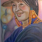 Mi proyecto del curso: Retrato realista al pastel tiza. Projekt z dziedziny Trad, c, jna ilustracja,  Sztuki piękne,  R, sunek, Portret, R, sunek realist i czn użytkownika Angélica Botero - 04.02.2024