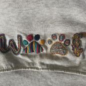 Mi proyecto del curso: Letras bordadas: el hilo como herramienta gráfica. Un proyecto de Bordado y Diseño textil de Juls - 04.02.2024