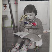 Mami bordada . Photograph, Paper Craft, Embroider, DIY, and Textile Design project by Lola Costas - 01.30.2024