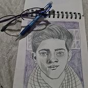 Mi proyecto del curso: Sketchbook de retrato: explora el rostro humano. Sketching, Drawing, Portrait Drawing, Artistic Drawing, and Sketchbook project by Wanda Reyes - 02.04.2024
