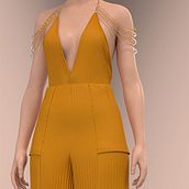 My project for course: Introduction to 3D Fashion Design with CLO. Un proyecto de Animación, Vídeo, Diseño de moda, Diseño 3D, Diseño digital, Patronaje y confección			 de Angela Dávila Angie Dávila (Cotón Azul) - 02.02.2024