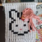 My project for course: Macramé Knots: Create a Sample Collection. Accessor, Design, Arts, Crafts, Fiber Arts, Macramé, and Textile Design project by monettegacula - 02.05.2024