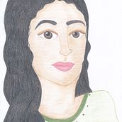 Autoretrato . % Sofía Porras tarafından hazırlanan Geleneksel illüstras, on, Ve Renkli Kalem Çizimi projesi - 02.05.2024