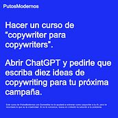 Mi proyecto del curso: Copywriting para copywriters. Advertising, Cop, writing, Stor, telling, and Communication project by Laura María Romero Rubiño - 02.05.2024