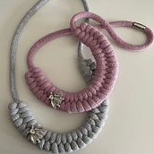 Meu projeto do curso: Introdução à bijuteria de corda: faça seu próprio colar. Arts, Crafts, Jewelr, Design, Macramé, and Textile Design project by Rita Sousa Abrantes - 02.05.2024