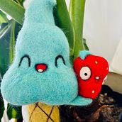 Mi proyecto del curso: Creación de un art toy: técnica de needle felting. Un progetto di Character design, Artigianato, Design di giocattoli, Fiber Art, Needle felting e Textile Design di Mariana Belda - 04.02.2024