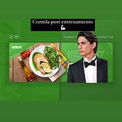 Comida post entrenamiento . Un proyecto de Publicidad, Marketing Digital, Instagram y Diseño Web de Loreley Lilibeth Suárez Salazar - 03.02.2024