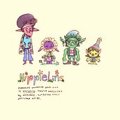 HippieLins. Traditional illustration, Character Design, Digital Illustration, Children's Illustration, and Narrative project by nasywapulungan - 02.06.2024
