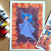 Mon projet du cours : Techniques d'illustration à l'aquarelle et à la gouache. Traditional illustration, Fine Arts, Painting, Watercolor Painting, Children's Illustration, and Gouache Painting project by kallaria - 02.06.2024