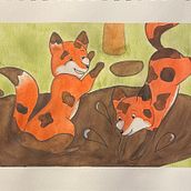 My project for course: Animal Characters in Watercolor for Children’s Books. Traditional illustration, Fine Arts, Painting, Drawing, Watercolor Painting, Children's Illustration, and Narrative project by louisekfscanlon - 02.03.2024