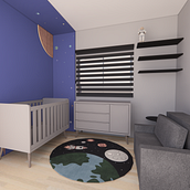 Meu projeto do curso: Design de interiores do início ao fim. Interior Architecture, Interior Design, Interior Decoration, and Spatial Design project by fredasm23 - 02.06.2024