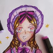 Mi proyecto del curso: Coloreado con marcadores para dibujo manga. Traditional illustration, Comic, Color Theor, and Manga project by Olga Gabriel Vega de la Garza - 02.06.2024