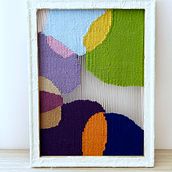 Il mio progetto del corso: Tessitura di arazzi contemporanei. Arts, Crafts, Interior Decoration, Fiber Arts, Weaving, and Textile Design project by Katia Santodonato - 02.06.2024