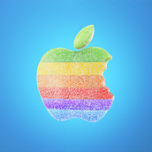 Apple · Candy Numbers. Un projet de Animation 3D, Modélisation 3D, T, pographie , et Lettering 3D de CESS Studio - 07.02.2024