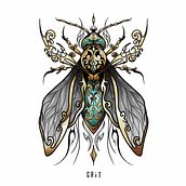 My project for course: Artistic Tattoo Design with Golden Effects in Procreate. Un progetto di Illustrazione tradizionale, Illustrazione digitale e Design di tatuaggi di Yasmin Anderson - 07.02.2024