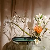 Mi proyecto del curso: Ikebana: arreglos florales para principiantes. Interior Design, Decoration, Interior Decoration, Floral, and Plant Design project by agave31 - 02.07.2024
