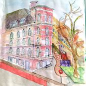 Mi proyecto del curso: Sketching arquitectónico para ilustraciones urbanas. Design, Traditional illustration, Sketching, Architectural Illustration, and Sketchbook project by Paola Donato - 02.07.2024