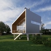Proyecto de módulo habitable sustentable off-grid 2023. Un progetto di Architettura di Camilo Stüber Portillo - 07.02.2024