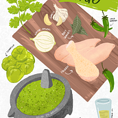 My project for course: Illustrated Recipes: Making Delicious Art. Traditional illustration, Infographics, Vector Illustration, Drawing, Digital Illustration, Digital Painting, Sketchbook, Ink Illustration, and Naturalistic Illustration project by Lily Lloyd - 02.07.2024