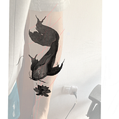 Mi proyecto del curso: Ilustración de tatuajes blackwork desde cero /. Traditional illustration, Drawing, Digital Illustration, Tattoo Design, and Digital Drawing project by leo Bohórquez - 02.07.2024