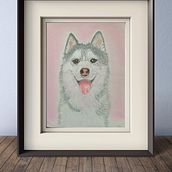 Mi proyecto del curso: Retratos de Mascotas en Lápices de Colores. Ilustração tradicional e Ilustração naturalista projeto de Judith Valle Jiménez - 08.02.2024