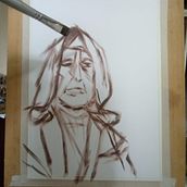 Defendiendo la luz. Fine Arts, Painting, and Oil Painting project by Leo Batic - 02.08.2024