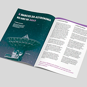 Revista Científica sobre Astronomia. Art Direction, Editorial Design, Graphic Design, T, pograph, and Web Design project by Beatriz Oliveira - 02.04.2024