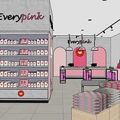 EVERYPINK! My project for course: Creation of Interior Design Projects on SketchUp. Interior Architecture, Interior Design, 3D Modeling, 3D Design & Interior Decoration project by Andreea - 02.04.2024