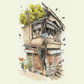 My project for course: Expressive Architectural Sketching with Colored Markers. Sketching, Drawing, Architectural Illustration, Sketchbook & Ink Illustration project by David McKay - 02.09.2024