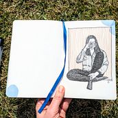 My project for course: Illustrated Diary: Fill Your Sketchbook with Experiences. Traditional illustration, Sketching, Drawing, Sketchbook & Ink Illustration project by Anita Yo - 02.09.2024