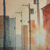 Mon projet du cours : Peinture expressive à l'aquarelle : illustrations captivantes . Seni Rupa, Lukisan, Dan Lukisan Cat Air proyek oleh christwahl - 02.09.2024