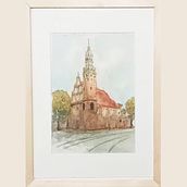 Mój projekt z kursu: Rysunek architektoniczny akwarelą i tuszem. Sketching, Drawing, Watercolor Painting, Architectural Illustration, Sketchbook & Ink Illustration project by Joanna Bandoch - 02.09.2024