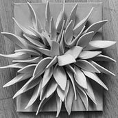 Blumen Akustikpaneel Ein Projekt aus dem Bereich Skulptur von annadankl - 09.02.2024