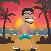 Ilustração de caricaturas vetoriais. Un progetto di Character design, Illustrazione tradizionale, Pittura, Illustrazione vettoriale, Disegno, Illustrazione digitale, Disegno di ritratti, Disegno artistico, Disegno digitale e Pittura digitale di Luã Victor Dias Dutra - 10.02.2024