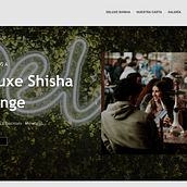 Deluxe Shisha Lounge. Un proyecto de Diseño Web y Diseño de Ángel Martínez Marín - 30.09.2022