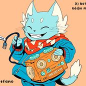 😁 Mascote do bot do discord: Gato DJ BOTelho da Radio Miaumix 😁. Digital Illustration, Manga, and Children's Illustration project by Tomas - 02.10.2024