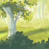 The woods. Un projet de Illustration numérique de Debora Żebrowska - 10.02.2024