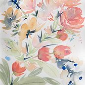 My project for course: Artistic Floral Watercolor: Connect with Nature. Ilustração tradicional, Pintura, Pintura em aquarela e Ilustração botânica projeto de Melanie Strand - 11.02.2024