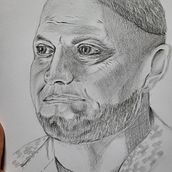 My project for course: Fundamentals of Portrait Drawing with Pencil. Fine Arts, Pencil Drawing, Drawing, Realistic Drawing, and Artistic Drawing project by Nataliia - 02.10.2024