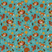 Forrest pattern . Traditional illustration, Pattern Design, Drawing, Digital Illustration, and Botanical Illustration project by celma_illu - 02.11.2024