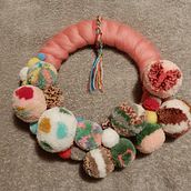 My project for course: Pom-Pom Design and Creation. Arts, Crafts, Decoration, DIY, and Textile Design project by Mara Chantzakou - 02.10.2024