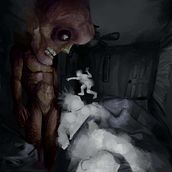 Watched in my Sleep. Een project van Digitale illustratie van Donivan M. - 11.02.2024