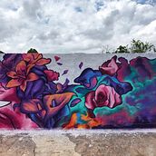 Meu projeto do curso: Introdução à pintura de murais decorativos. Painting, Street Art, Digital Illustration, Acr, lic Painting, and Decorative Painting project by Mich Silva - 02.10.2024