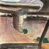 My project for course: Architectural Sketching with Watercolor and Ink. Watercolor Painting project by Elisa Errichiello - 02.12.2024
