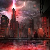 Red light indicates doors are secured. Un proyecto de Ilustración tradicional, Retoque fotográfico, Ilustración digital, Videojuegos y Concept Art de alemattacchione01 - 12.02.2024